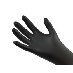 Gant nitrile Safetouch Noir non-poudré Taille S