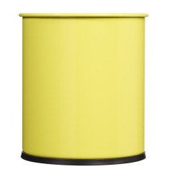 PAPEA Corbeille à papier 15L Jaune Soufre